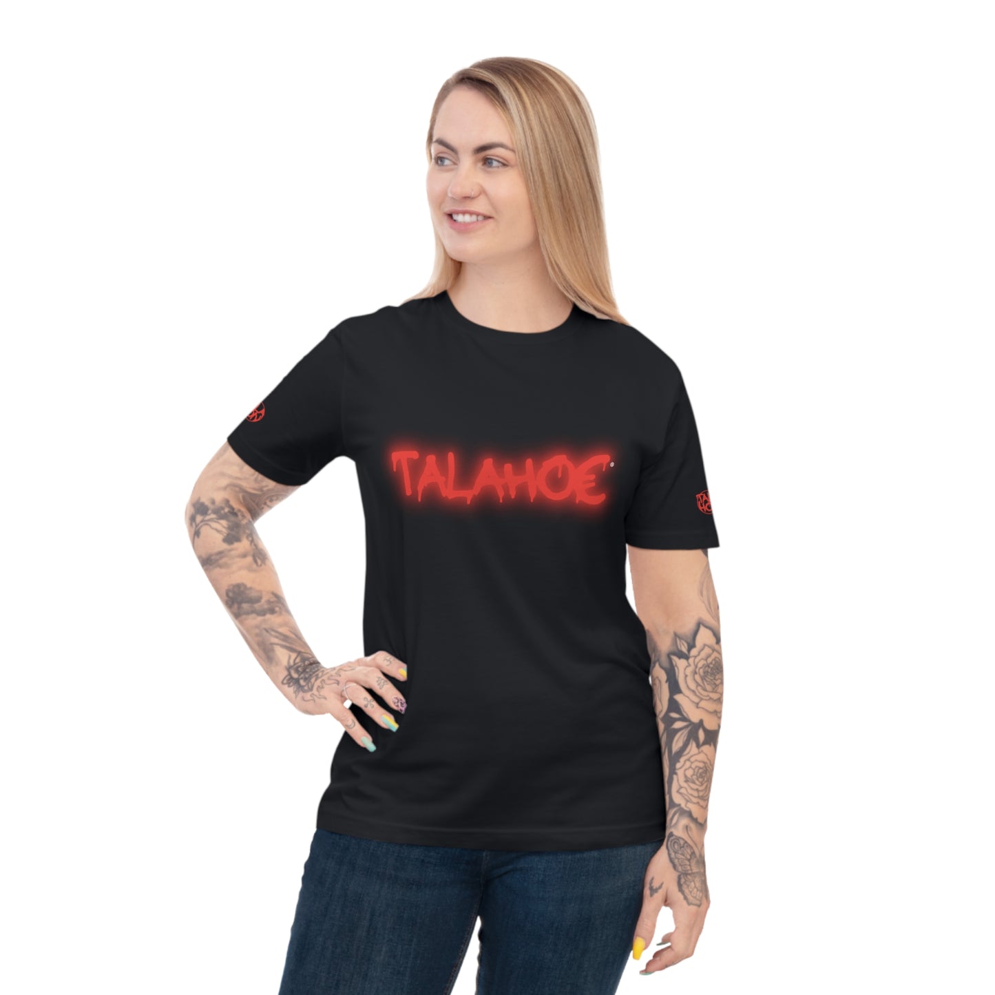 Shirt TalaHO€ (RotAufSchwarz+GLOW)