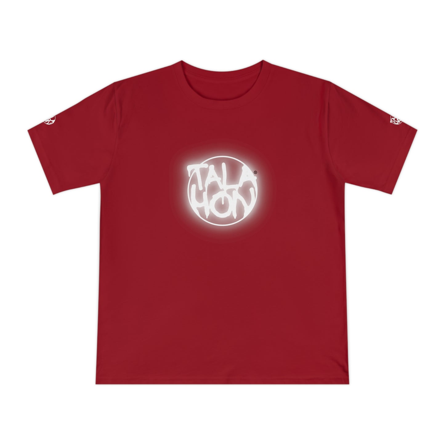 Shirt Kreis Logo (WeißAufRot+GLOW)